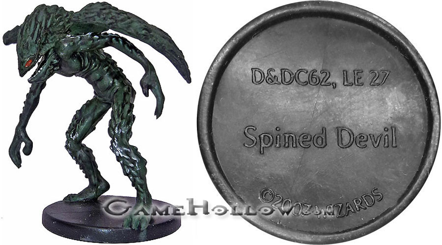 D&D Miniatures Desert of Desolation  Spined Devil Promo, D&DC62 (Desert of Desolation 37)