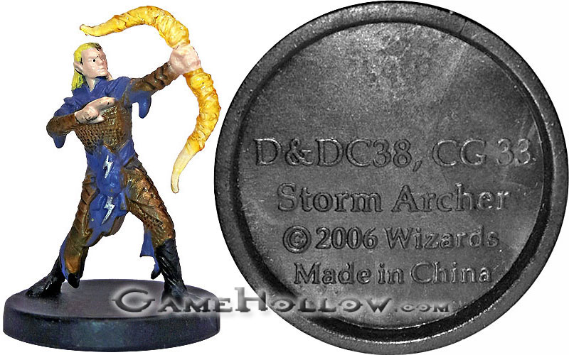 D&D Miniatures War of the Dragon Queen  Storm Archer Promo, D&DC38 (War of the Dragon Queen 16)