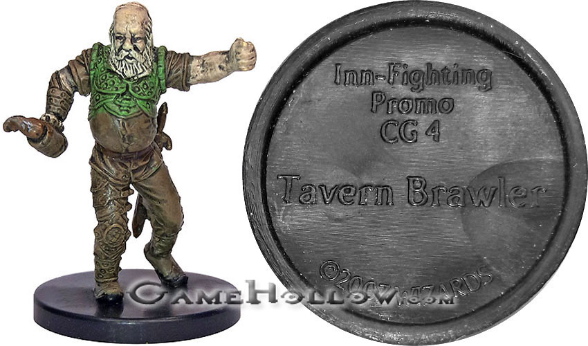 D&D Miniatures Promo Figures, EPIC Cards  Tavern Brawler Promo, Inn-Fighting (War of the Dragon Queen 17)