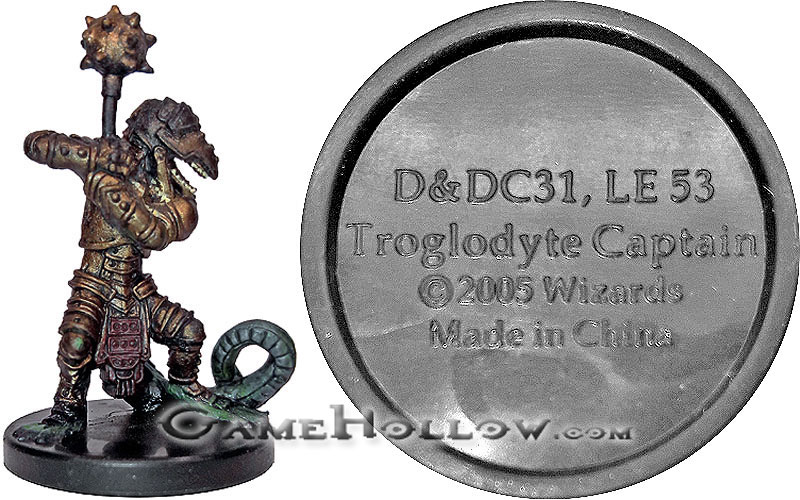 Troglodyte Captain Promo, D&DC31 (Underdark #40)