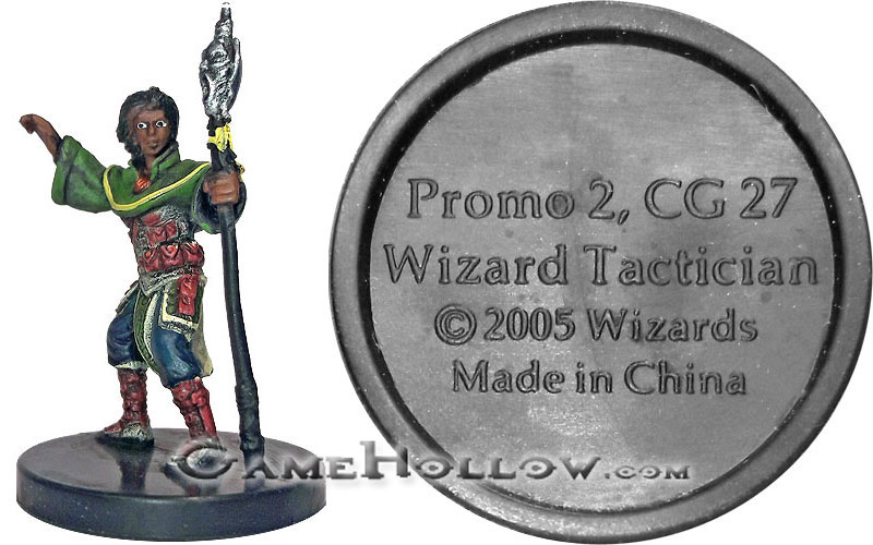 D&D Miniatures Underdark  Wizard Tactician Promo, Promo 2 (Underdark 24)