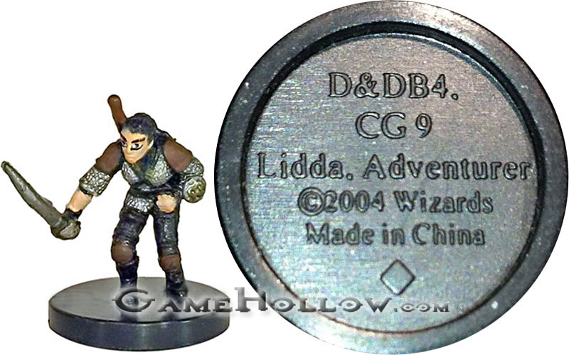 D&D Miniatures Starter Set Figures Starter Basic D&DB4 Lidda Adventurer (Giants of Legend)