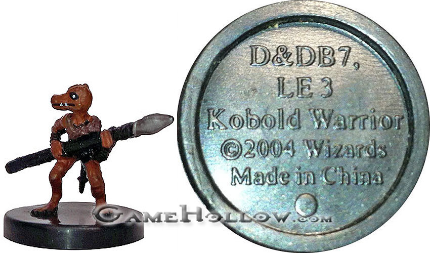 D&D Miniatures Starter Set Figures Starter Basic D&DB7 Kobold Warrior (Harbinger)