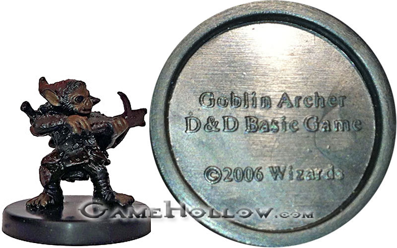 D&D Miniatures Starter Set Figures Starter Basic 2006 Goblin Archer (Harbinger Sneak)