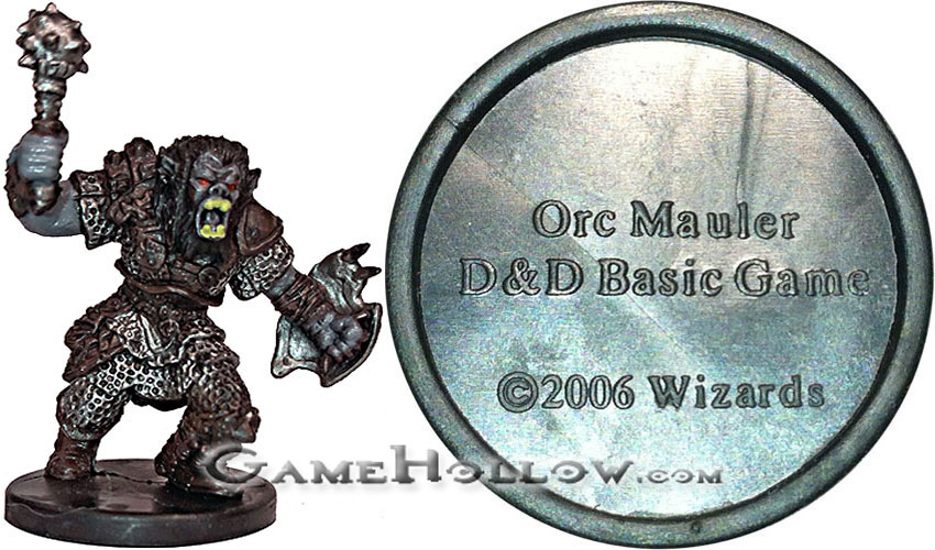 D&D Miniatures Starter Set Figures Starter Basic 2006 Orc Mauler (War Drums)