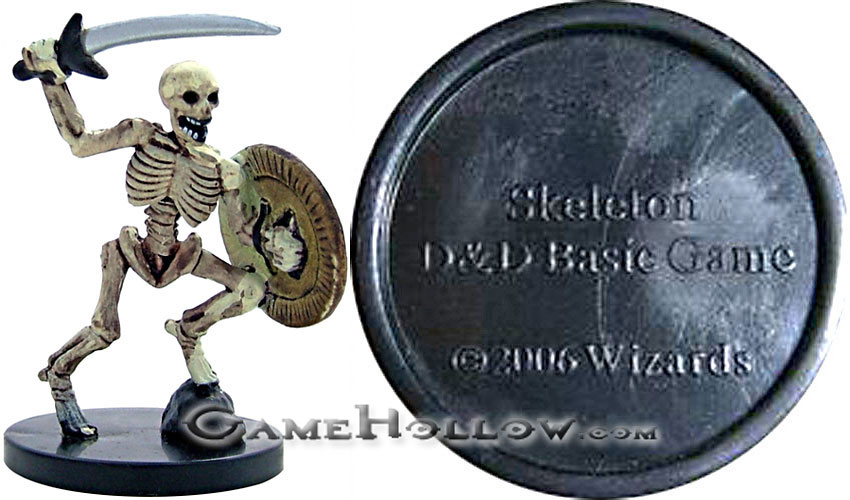 D&D Miniatures Starter Set Figures Starter Basic 2006 Skeleton (Archfiends)