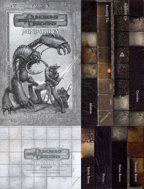 D&D Miniatures Maps, Tiles, Overlays, Campaigns Starter Harbinger Tiles Rules Map used