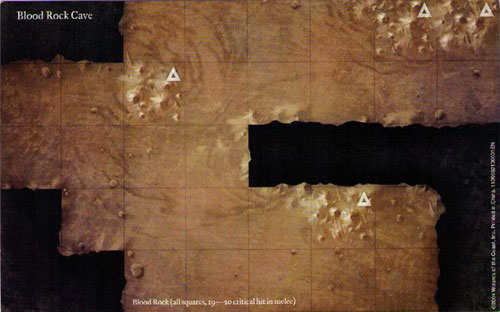 D&D Miniatures Maps, Tiles, Overlays, Campaigns Tile Blood Rock Cave (Aberrations Starter)