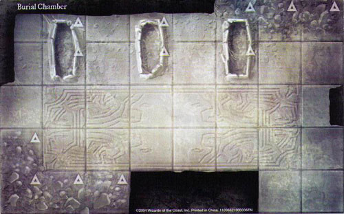 D&D Miniatures Maps, Tiles, Overlays, Campaigns Tile Burial Chamber (Aberrations Starter)