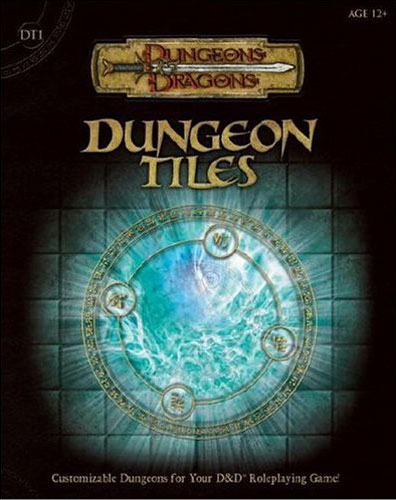 D&D Miniatures Maps, Tiles, Overlays, Campaigns Tiles Dungeon DT1 Core Dungeon Tavern House (Unpunched)