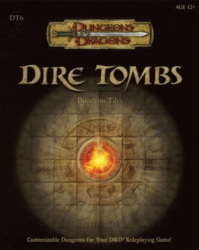 D&D Miniatures Maps, Tiles, Overlays, Campaigns Tiles Dungeon DT6 Dire Tombs