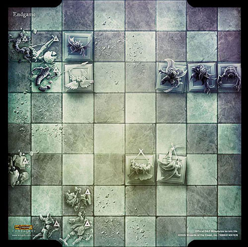 D&D Miniatures Maps, Tiles, Overlays, Campaigns Tile End Game (Promo)