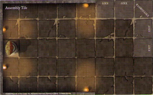 D&D Miniatures Maps, Tiles, Overlays, Campaigns Tile Assembly Tile (Statue) (Harbinger Starter)