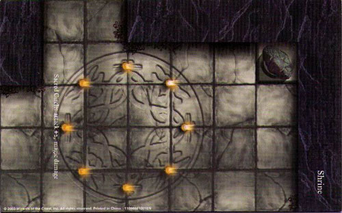 D&D Miniatures Maps, Tiles, Overlays, Campaigns Tile Shrine (Harbinger Starter)