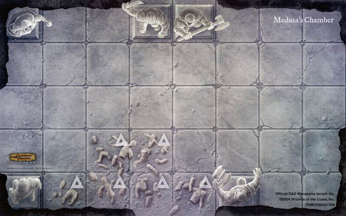 D&D Miniatures Maps, Tiles, Overlays, Campaigns Tile Medusa's Chamber (Promo)