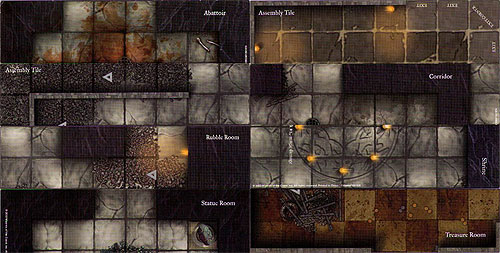 D&D Miniatures Maps, Tiles, Overlays, Campaigns Tiles Harbinger 8 Tile Map Set
