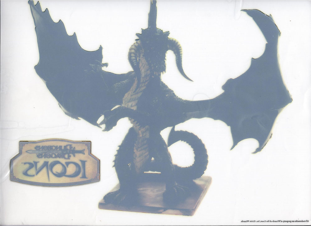 D&D Miniatures Maps, Tiles, Overlays, Campaigns Accessory Decal Gargantuan Black Dragon