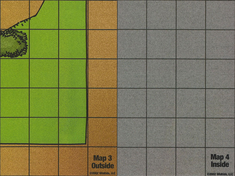 Heroclix Maps, Tokens, Objects, Online Codes Map Map 3 / Map 4 (Park / Warehouse)