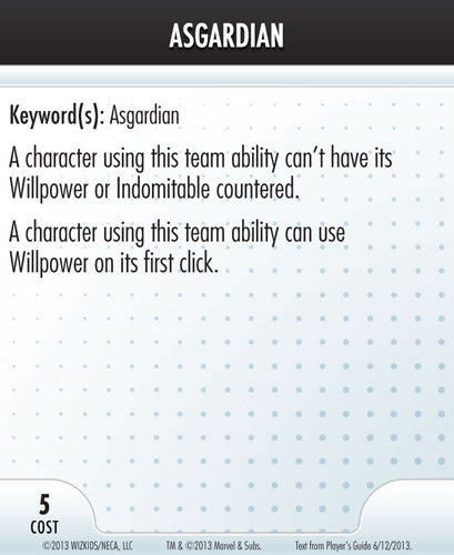 Heroclix Convention Exclusive Promos ATA card Asgardian LE Heroclix Convention Exclusive Promos ATA card Asgardian LE