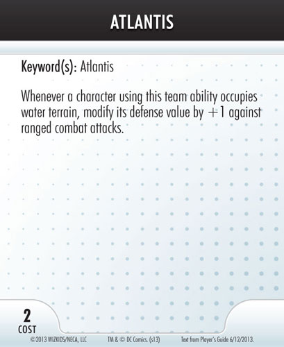 Heroclix Convention Exclusive Promos ATA card Atlantis LE Heroclix Convention Exclusive Promos ATA card Atlantis LE