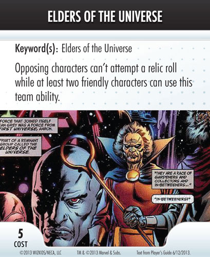 Heroclix Convention Exclusive Promos ATA card Elders of the Universe LE