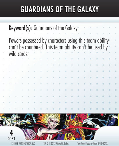 Heroclix Convention Exclusive Promos ATA card Guardians of the Galaxy LE