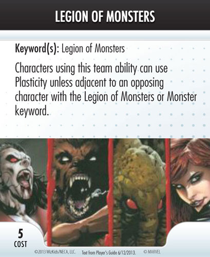 Heroclix Convention Exclusive Promos ATA card Legion of Monsters LE
