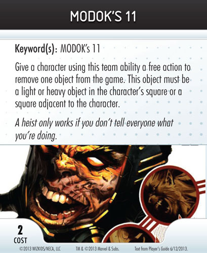 Heroclix Convention Exclusive Promos ATA card MODOK's 11 LE M.O.D.O.K.