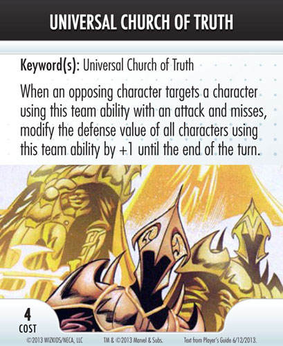 Heroclix Convention Exclusive Promos ATA card Universal Church of Truth UCT LE