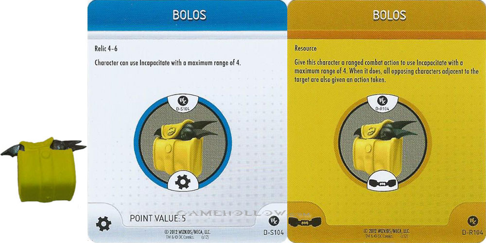 Heroclix Convention Exclusive Promos Utility Belt Bolos SR Chase, D-S104 D-R104 Heroclix Convention Exclusive Promos Utility Belt Bolos SR Chase, D-S104 D-R104