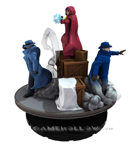 Heroclix Convention Exclusive Promos  Trinity of Sin SR Chase Team Base HUGE, Pandora Gentleman Ghost Question D-T001 D-006 D-007 D-008