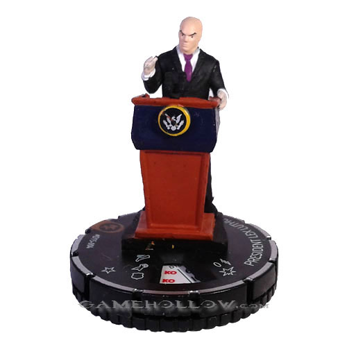 Heroclix Convention Exclusive Promos  President Lex Luthor SR Chase, D15-004 no card