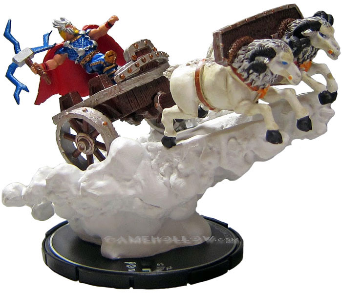 Heroclix Marvel Hammer of Thor  Thor's Mighty Chariot HUGE LE, 061