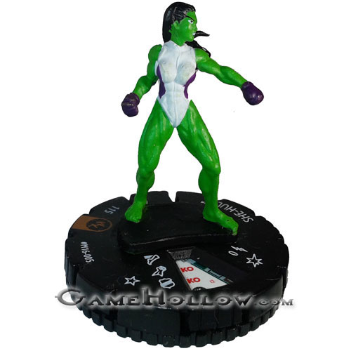 Heroclix Convention Exclusive Promos  She-Hulk SR Chase, M16-005 (Gamma Smash)