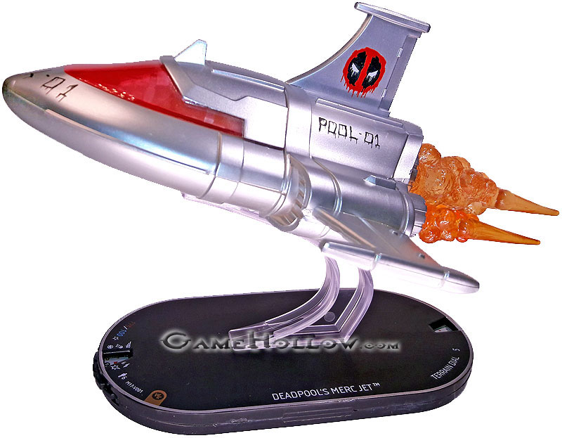 Heroclix Convention Exclusive Promos  Deadpool's Merc Jet Vehicle HUGE SR Chase, M17-V001
