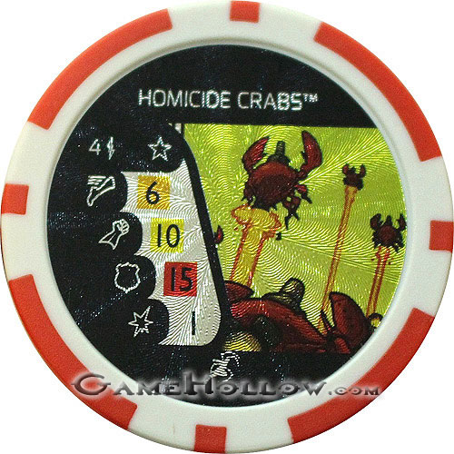 Heroclix Convention Exclusive Promos Token Marvel, Homicide Crabs Heroclix Convention Exclusive Promos Token Marvel, Homicide Crabs