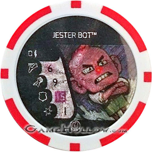 Heroclix Convention Exclusive Promos Token Marvel, Jester Bot Heroclix Convention Exclusive Promos Token Marvel, Jester Bot