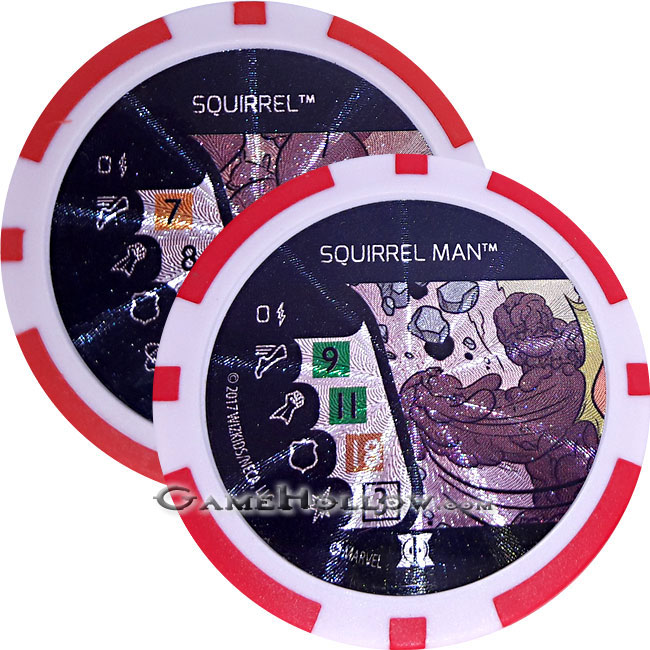 Heroclix Convention Exclusive Promos Token Marvel, Squirrel-Squirrel Man Heroclix Convention Exclusive Promos Token Marvel, Squirrel-Squirrel Man