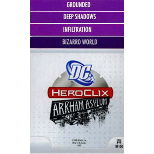 Heroclix DC Arkham Asylum Complete Battlefield Card Set BF001-003 BF100
