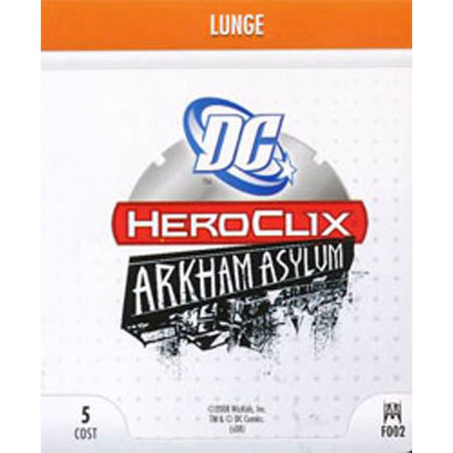 Heroclix DC Arkham Asylum F002 Lunge