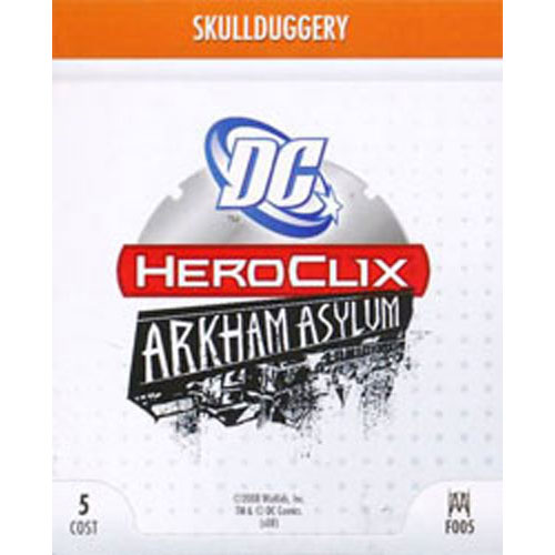 Heroclix DC Arkham Asylum F005 Skullduggery