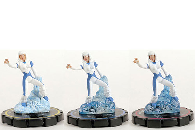 Heroclix DC Collateral Damage 028 029 030 Ice (Icemaiden) REV Set