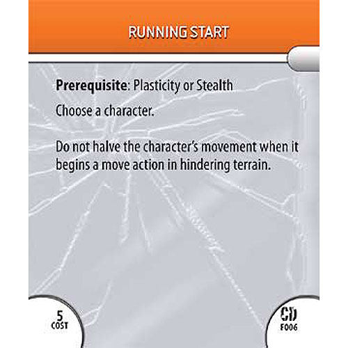 Heroclix DC Collateral Damage F006 Running Start