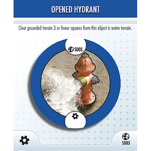 Heroclix DC Crisis S003 Opened Hydrant