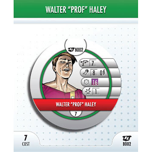 Heroclix DC Justice League B002 Walter "Prof" Haley