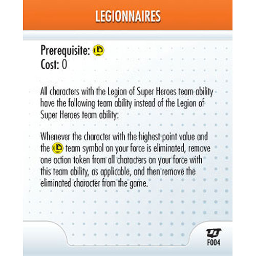 Heroclix DC Justice League F004 Legionnaires