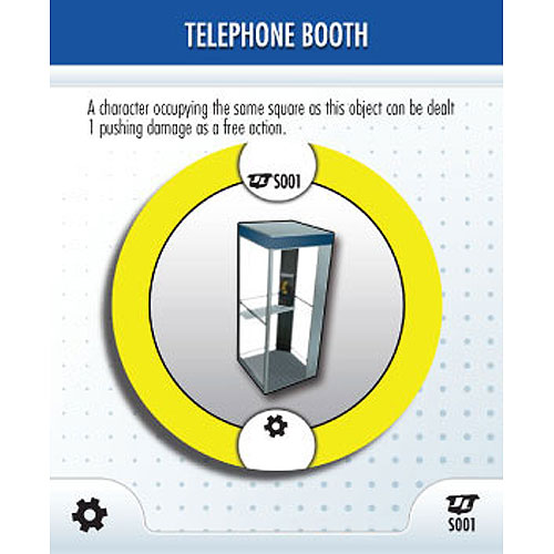Heroclix DC Justice League S001 Telephone Booth