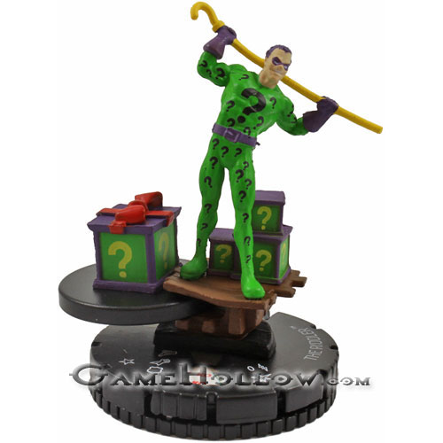 Heroclix DC Jokers Wild 051 Riddler SR +Clue Box