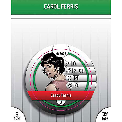 Heroclix DC Legacy B006 Carol Ferris