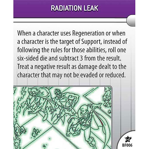 Heroclix DC Legacy BF006 Radiation Leak